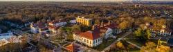 Campus aerial shot